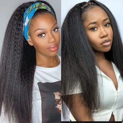 Kerriana kinky straight bundles smooth texture for daily styling.