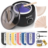 KeShi wax warmer 500ml in action for at-home salon-grade hair removal.