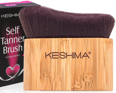 KESHIMA self-tanner brush for face and body delivering streak-free coverage