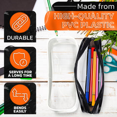 Ketar waterproof PVC makeup bag in black for daily use.