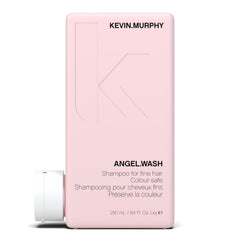 KEVIN.MURPHY Angel.Wash bottle front shows color-safe cleansing for fine coloured hair.