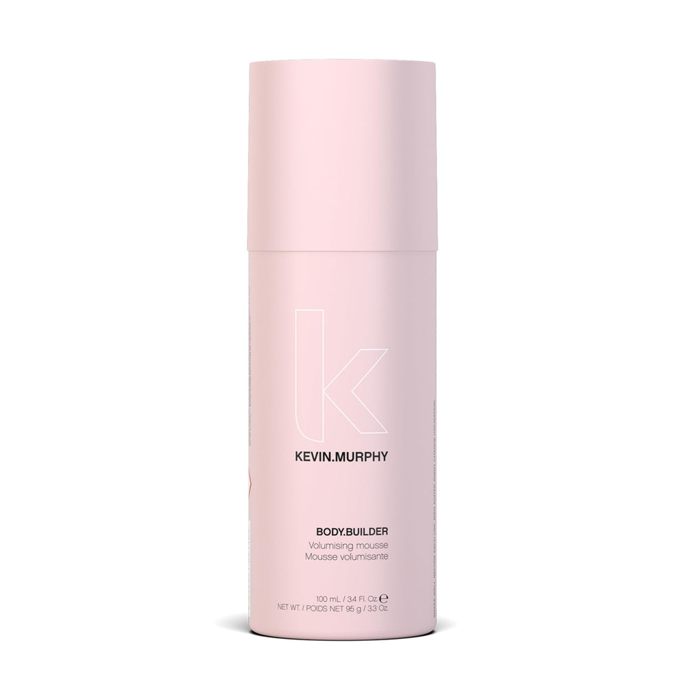KEVIN.MURPHY BODY.BUILDER botella en primer plano para volumen ligero y tacto suave.