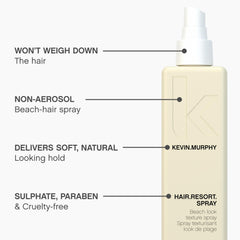 KEVIN.MURPHY Hair Resort Spray nourishes with silk and amino acids