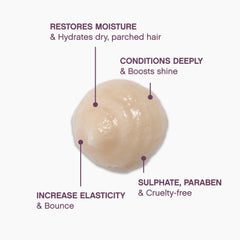 KEVIN.MURPHY HYDRATE-ME.MASQUE on bathroom shelf ready for routine.