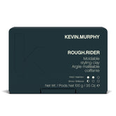 KEVIN.MURPHY ROUGH.RIDER clay jar demonstrates strong hold for defined matte styling.