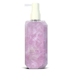KEVIN.MURPHY Shimmer.Me Blonde bottle close-up showing radiant shine.