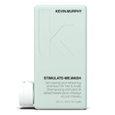 KEVIN.MURPHY Stimulate-Me.Wash bottle front for refreshing scalp cleanse and hair vitality.