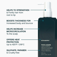 KEVIN.MURPHY Thick.Again hair texture highlights body and bounce without weighing hair