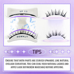 KEWYASO lash kit case with magnetic lashes and mirror.