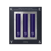 Keys Soulcare Soulful Kiss lip balm trio packaging shown for on-the-go hydration