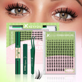 KEYYOU Fairy Lash Clusters Kit unboxing for at-home lashes