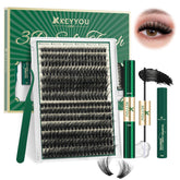 KEYYOU LASH 3D cluster lashes kit for versatile looks