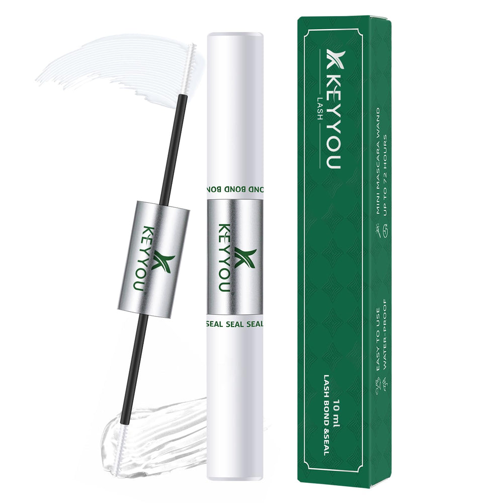 KEYYOU Lash Bond and Seal 2-in-1 bottle for DIY lash extensions.