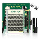 KEYYOU Lash Clusters Kit contents for easy at-home styling.