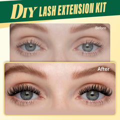 KEYYOU lash extensions 8-18mm mix enables customizable volume and length.