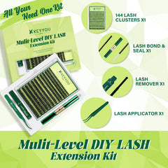 KEYYOU lash glue close-up highlighting strong hold for all-day wear