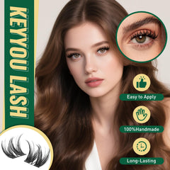 KEYYOU Lash Remover bottle enables gentle, precise cluster removal.