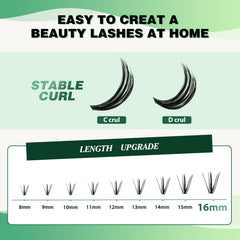 KEYYOU realistic-looking lashes avoid plastic feel