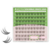 KEYYOU Venus lash clusters 120pcs for a quick manga-style lash look at home.