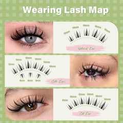 KEYYOU waterproof DIY lash extension kit for everyday wear