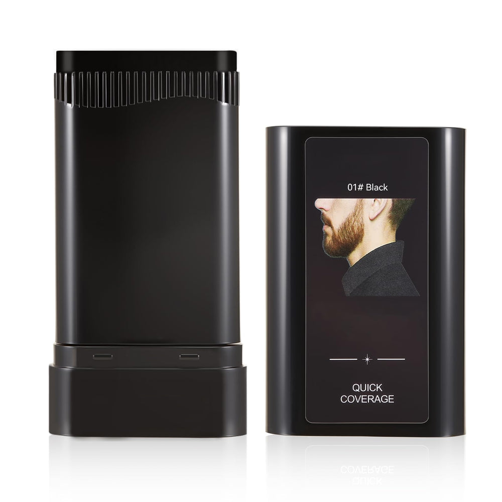 KGAJSGH beard touch-up stick with built-in comb for seamless gray coverage.