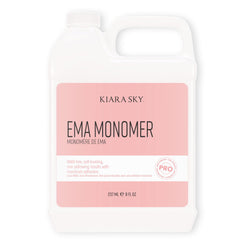 Kiara Sky EMA Monomer bottle 8oz delivers smooth, precise pours for professional acrylic nails