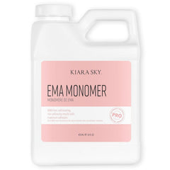 Kiara Sky EMA Monomer bottle showing smooth, self-leveling liquid for flawless acrylic applications