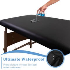 Commercial-grade protection guards against oils and moisture, extending bed life.