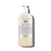 Kiehl's Creme de Corps Rich bottle pump delivering fast-absorbing hydration.