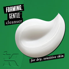 Kiehl's cleanser ingredient cucumber close-up, soothing cucumber extract for calm, balanced skin