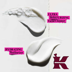 Kiehl's Hydrating Facial Cream tube close-up highlighting creamy moisture.