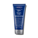 Kiehl's Facial Fuel moisturizer jar close-up highlighting energizing formula for dull skin.
