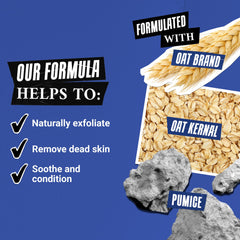 Limpieza profunda con exfoliante de Kiehl's para cuerpo.