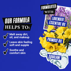 Kiehl's Midnight Recovery Botanical Cleansing Oil on dry skin for gentle cleansing