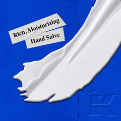 Kiehl's Ultimate Strength Hand Salve tub closeup showcases rich texture and soothing nourishment.