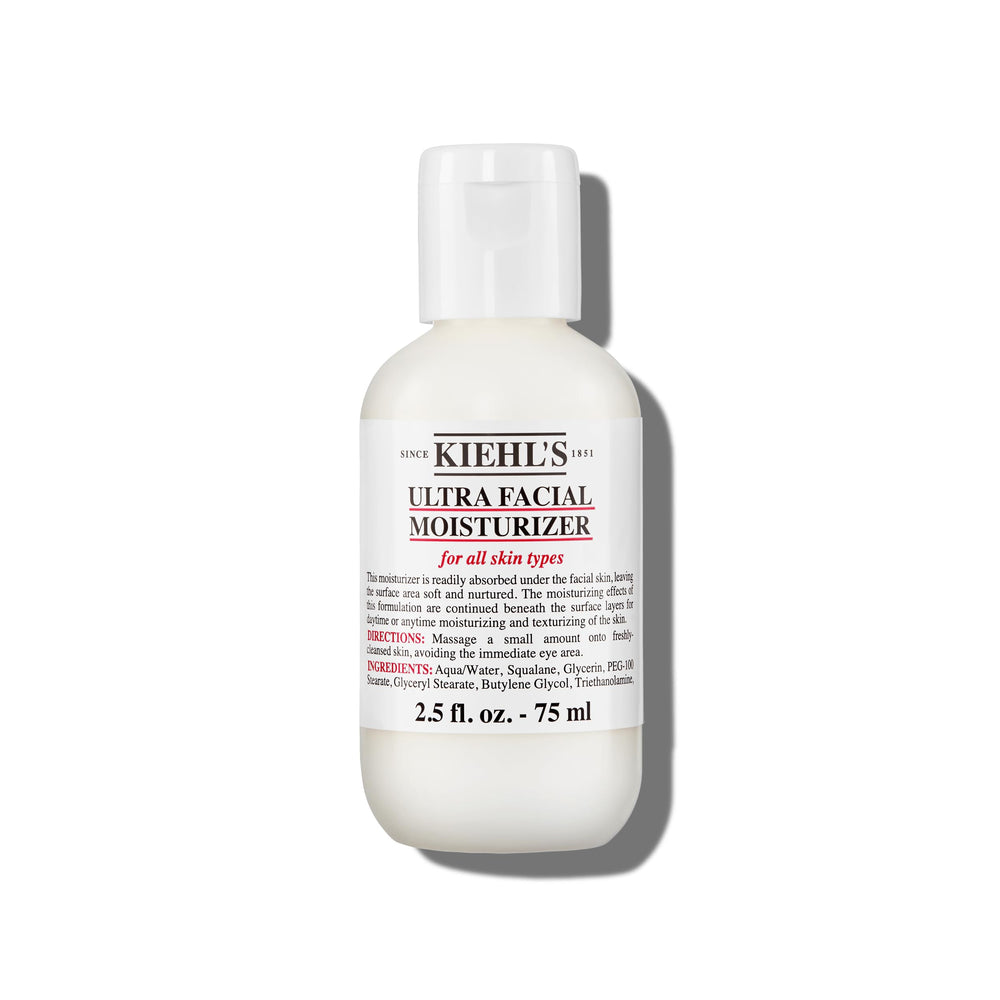 Kiehl's Ultra Facial Moisturizer jar closeup for daily hydration