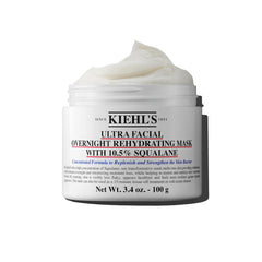 Kiehl's Ultra Facial Overnight Mask texture morphs from balm to oil for deep hydration