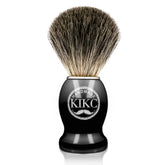 KIKC hand-crafted pure badger shaving brush head delivers rich lather