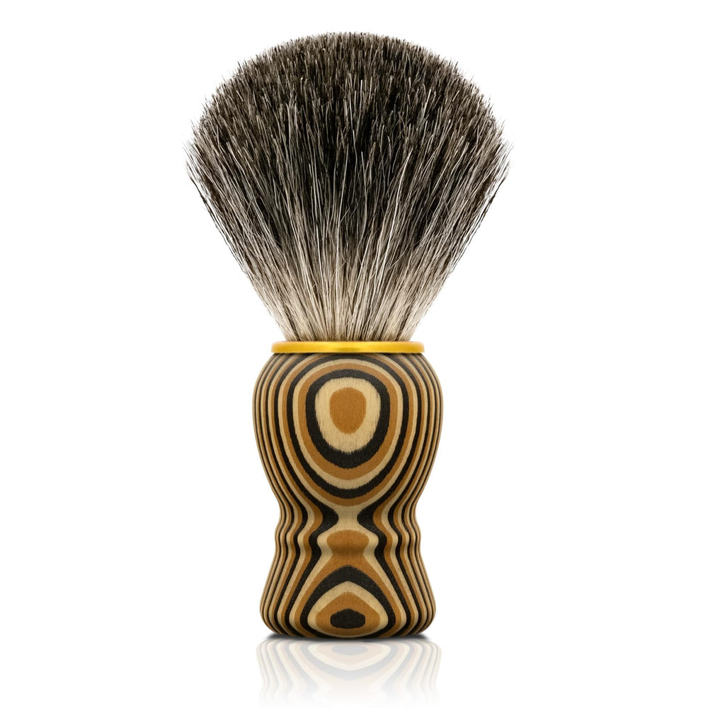 KIKC Pure Badger Shaving Brush head delivers soft, even lather for a smooth shave.