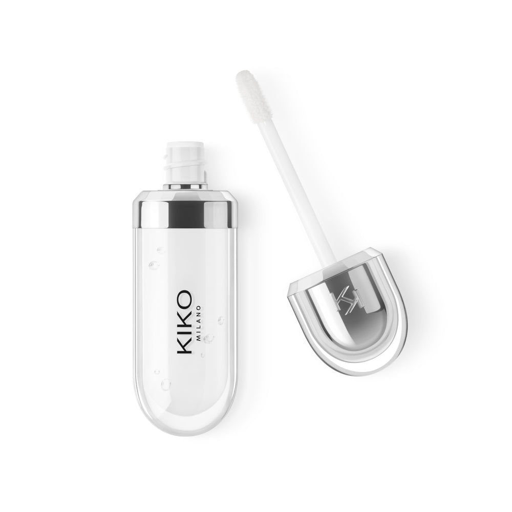 Kiko Milano brillo labial 3D Hidra con aplicador suave para una aplicación precisa.