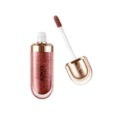 KIKO Milano Brillo labial 3D hidratante, botella rosada con detalles en oro.