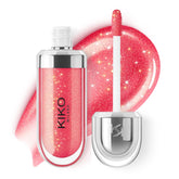 Kiko Milano Brillo Labial 3D Hydra en bote, brillo intenso y acabado radiante