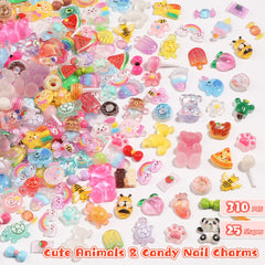 Kikonoke melting popsicle charm closeup for playful manicure accents.