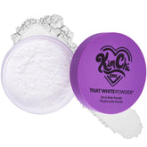 KimChiChic Beauty That WhitePowder front-jar for a soft, blurring finish.