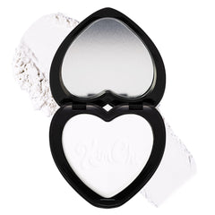 KimChiChic Almost Catfished, polvo micro prensado para ojeras, iluminación suave y natural.
