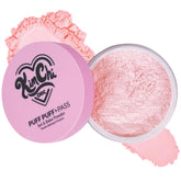 KimChiChic Puff Puff Pass Set bottle front for a soft pink matte finish.
