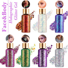 Brocha mini incluida para aplicar glitter con precisión
