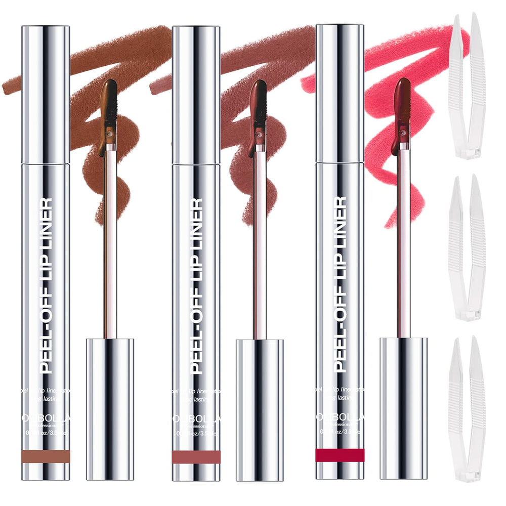 Kimieye kit delineador-tinte labial desprendible con tres colores para definición duradera
