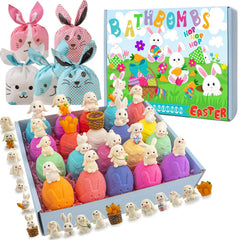 Kims Cosiart Easter bunny egg bath bomb for colorful bath time and kids