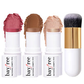 KIMUSE trío de barras faciales para definir, iluminar y colorear de forma rápida.